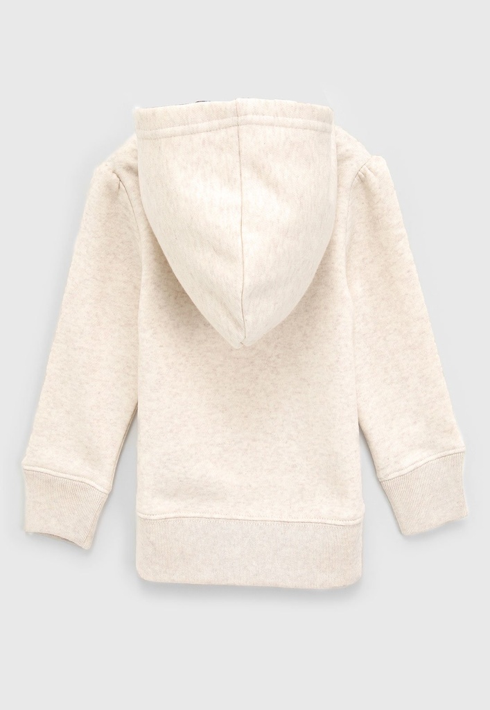 Blusa De Moletom GAP Infantil Logo Bege