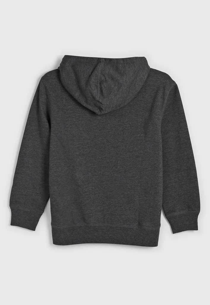 Blusa De Moletom GAP Infantil Logo Grafite