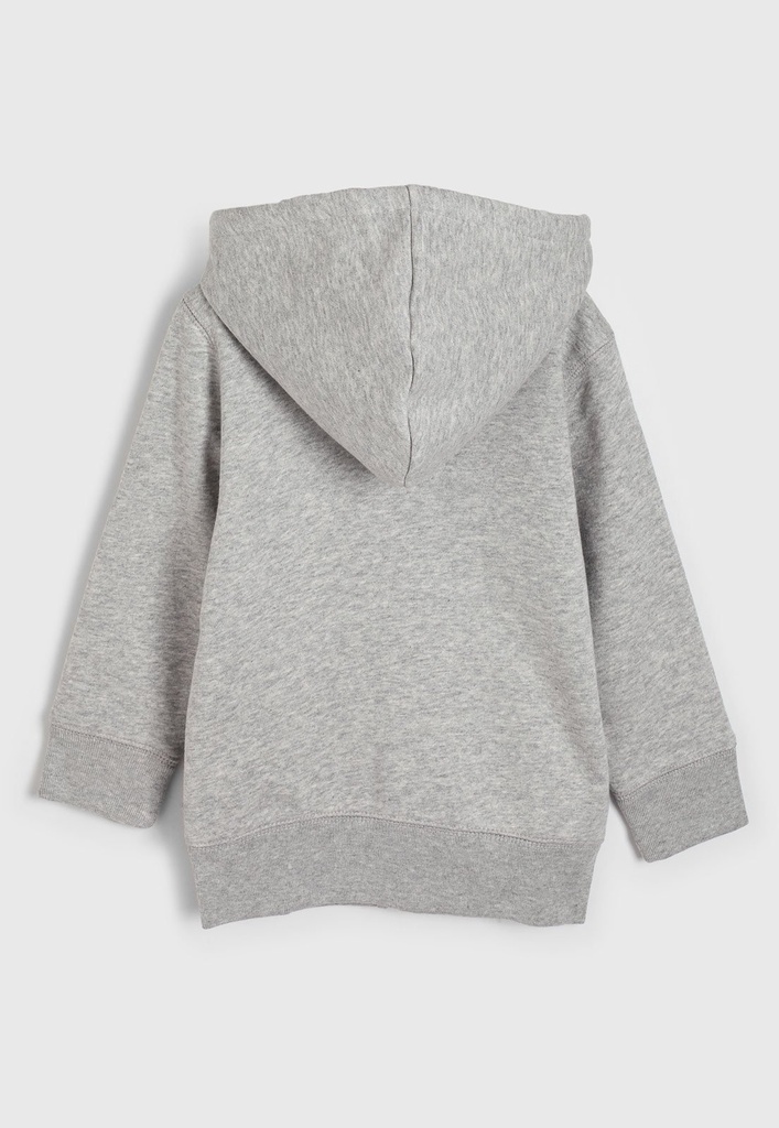 Blusa De Moletom GAP Infantil Logo Cinza