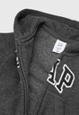 Jaqueta GAP Infantil Logo Grafite