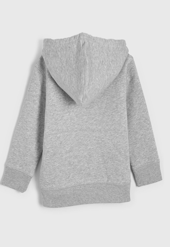 Blusa De Moletom GAP Infantil Logo Cinza