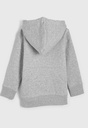 Blusa De Moletom GAP Infantil Logo Cinza