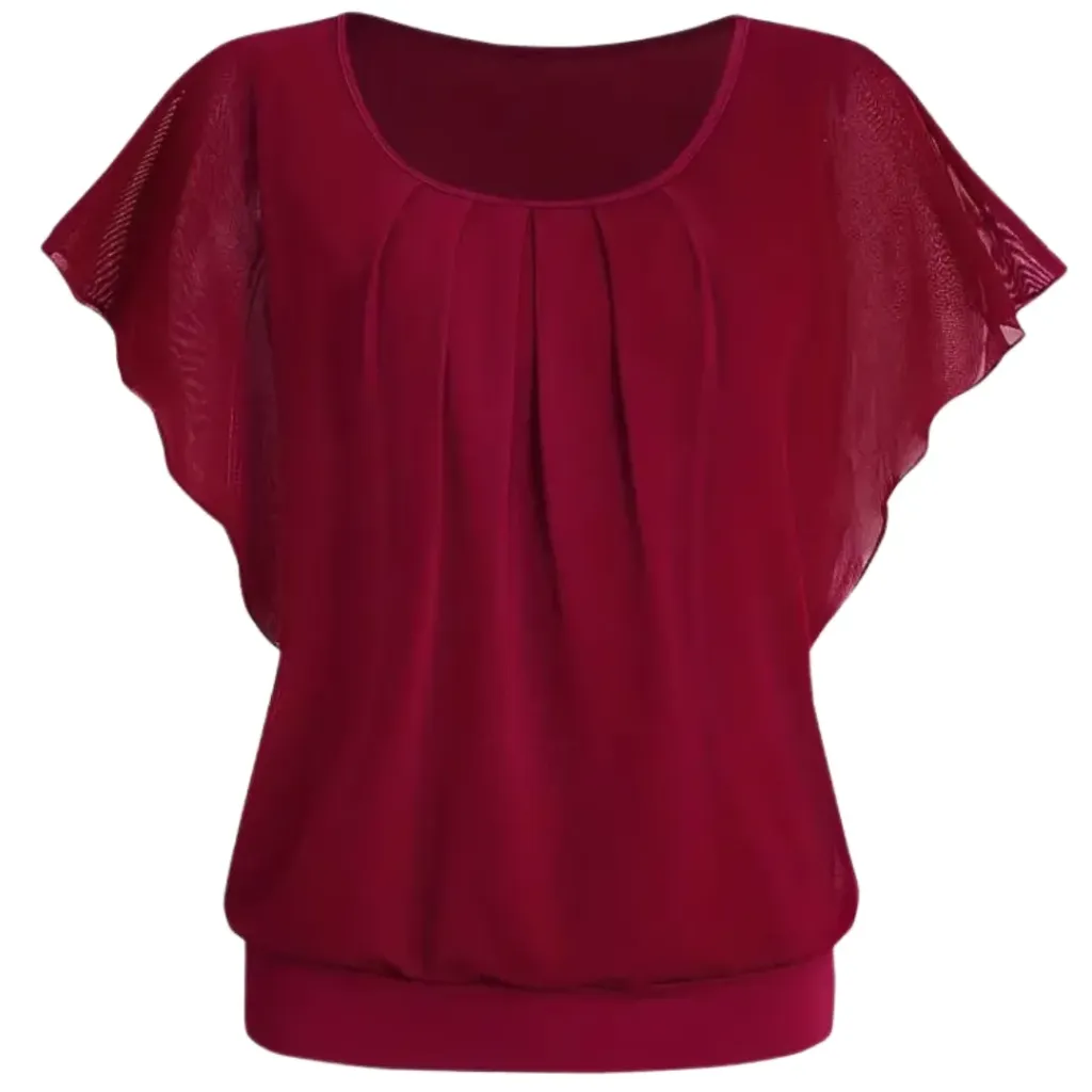 [5j2557] Blusa OTHYROCE C Rojo T M