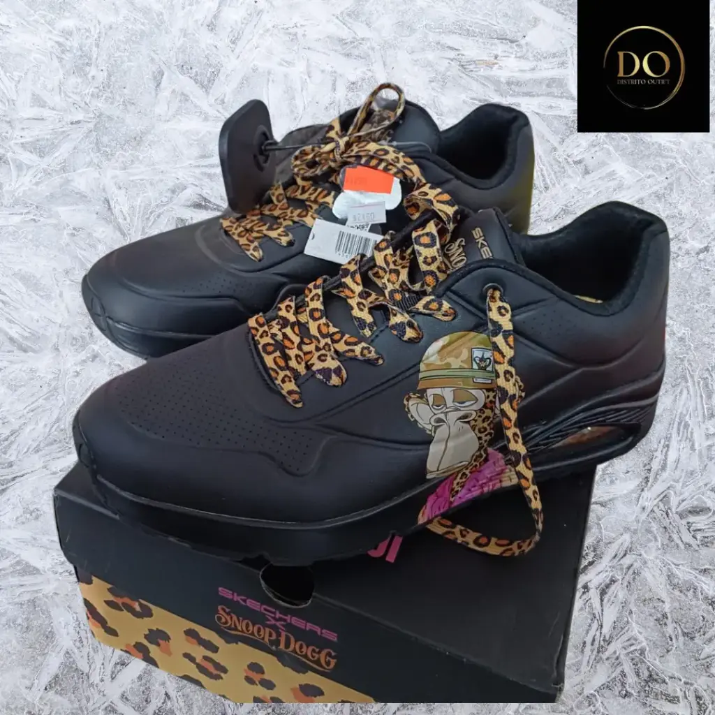 [9061] Tenis SKECHERS DR. BOMBAY C Negro T 28.5