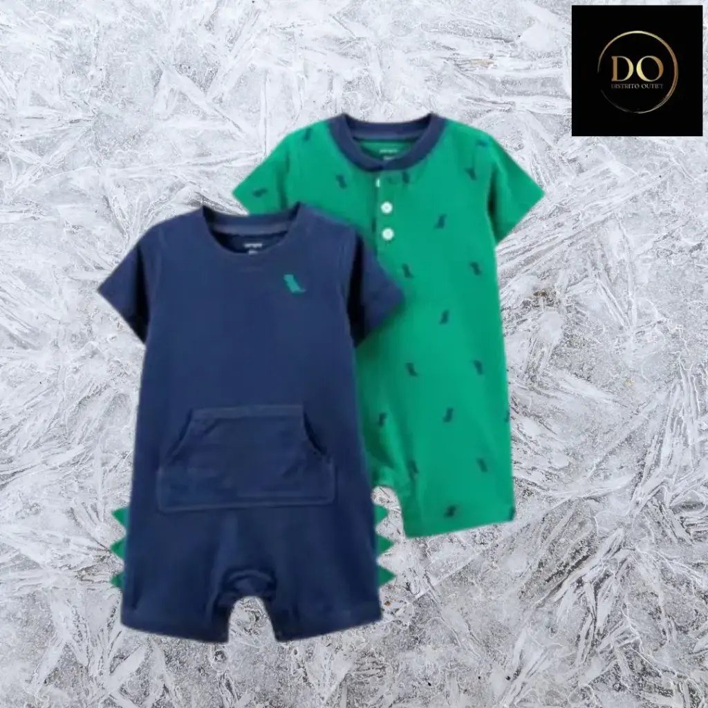 [592] Pañalero short 2 pzas. CARTER'S C Varios colores T 9 meses