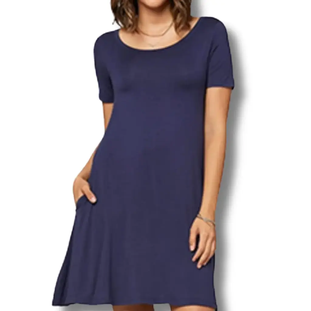Vestido Daily/Ritual C Azul marino T M