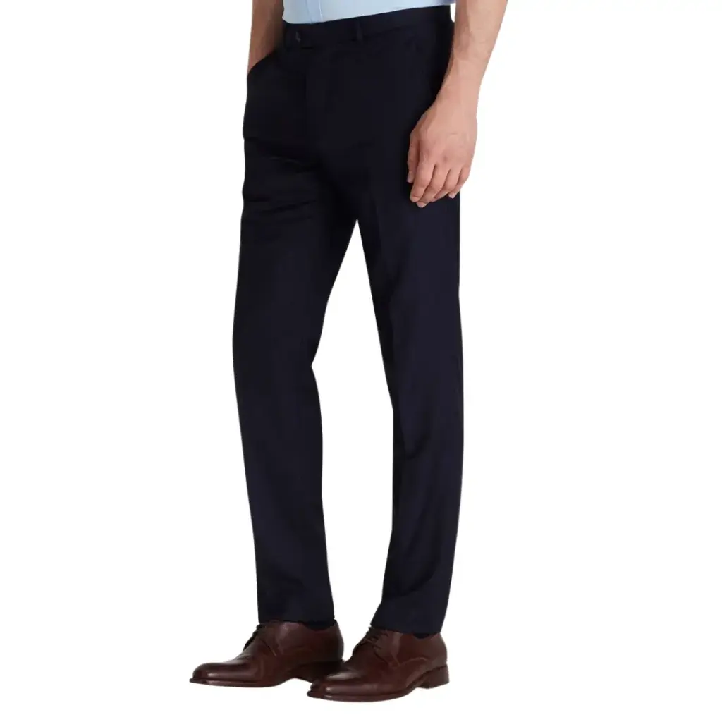 Pantalon de Golf elastico ajustado C Negro T 32w x 28l