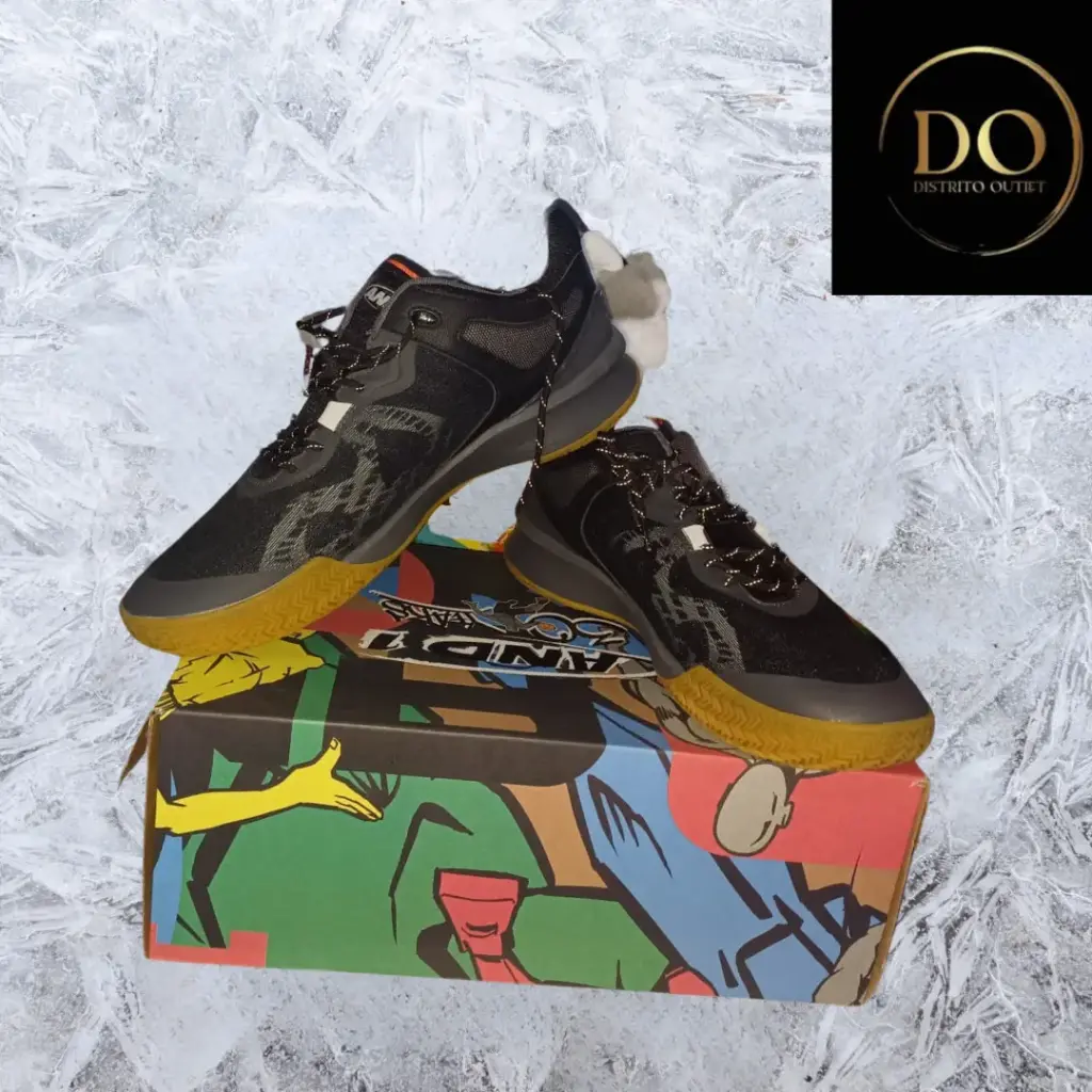 Tenis AND 1 C Negro -Gris T 32