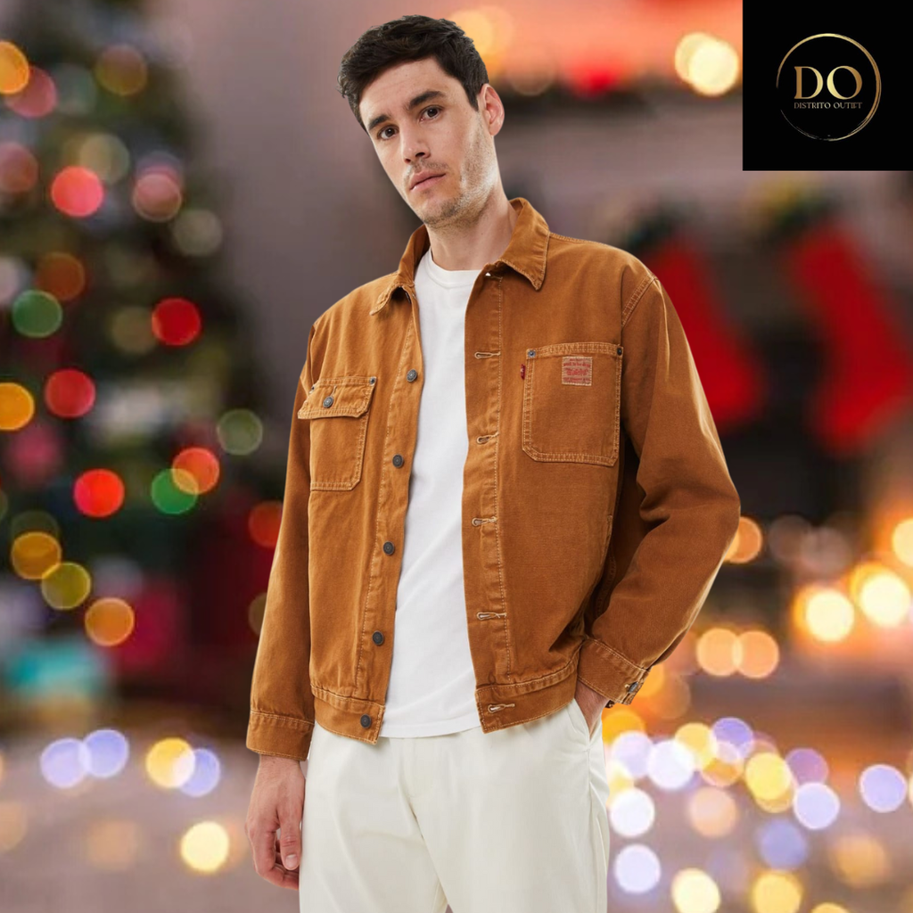 chamarra levis C camello T XL