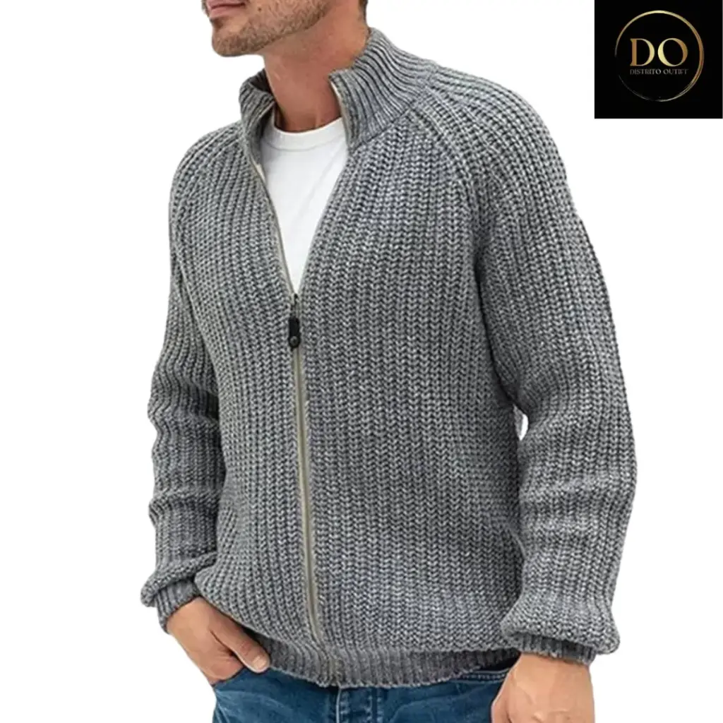 Sueter Con Cierre C Gris T L