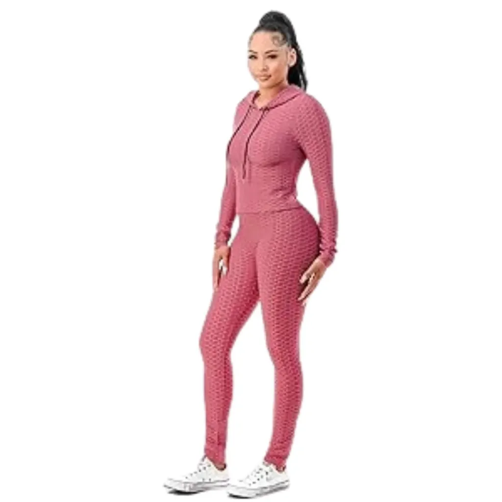 Conjunto De Licra  C Rosa T X