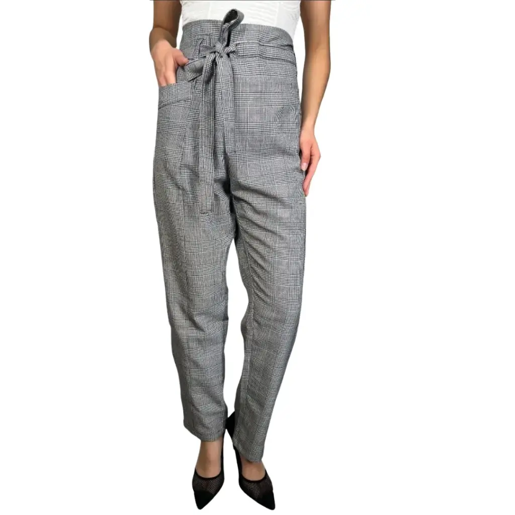 Pantalon Hype C Negro-Blanco T L