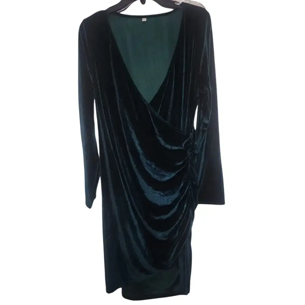 Vestido Fiesta C Verde T XL