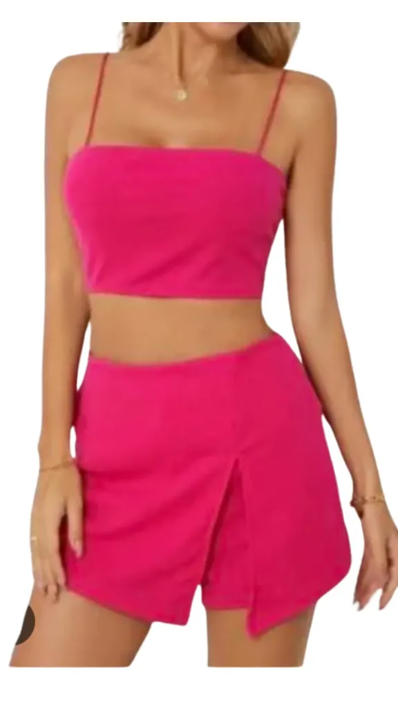 Top y falda  WILD FABLE C Rosa T M