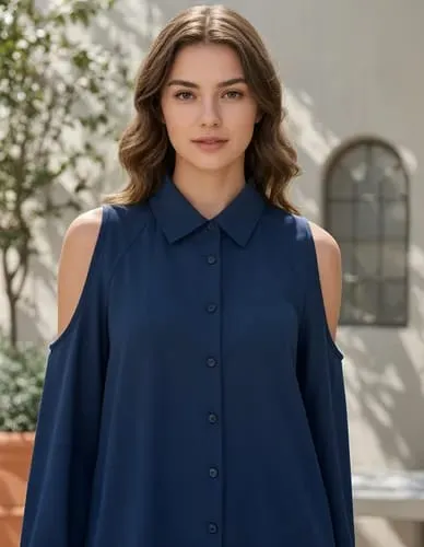 Blusa  PLEIONE C Azul marino T XL