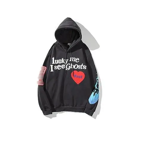 Sudadera Estampado  C Negro T XXL