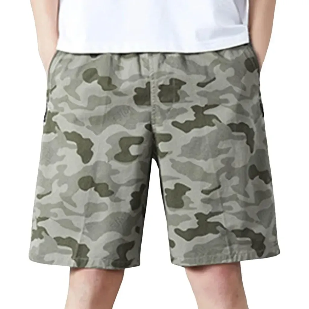 Short WOVEN  C Verde militar T 8