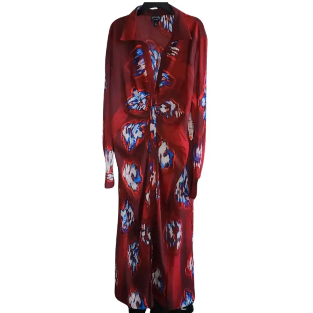 Vestido Scoop C Rojo T XL