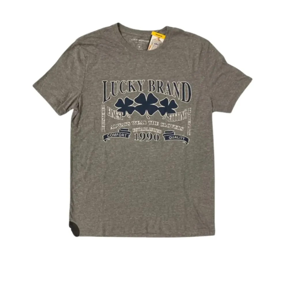 Playera LUCKY BRAND C Gris T M