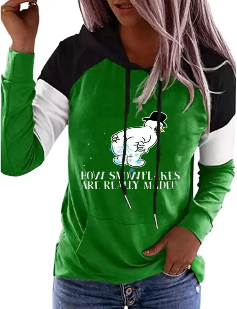 Sudadera Navidena C Verde T M