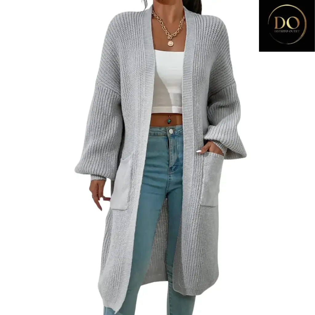 Sueter  Largo SHEIN C Gris T XS