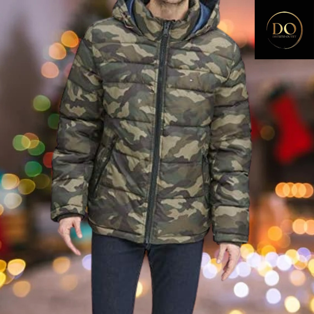 [K7PT] Chamarra Amazon Essentials C Verde Militar T XXL