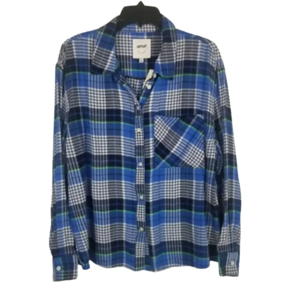 Camisa AERIE C Azul T M