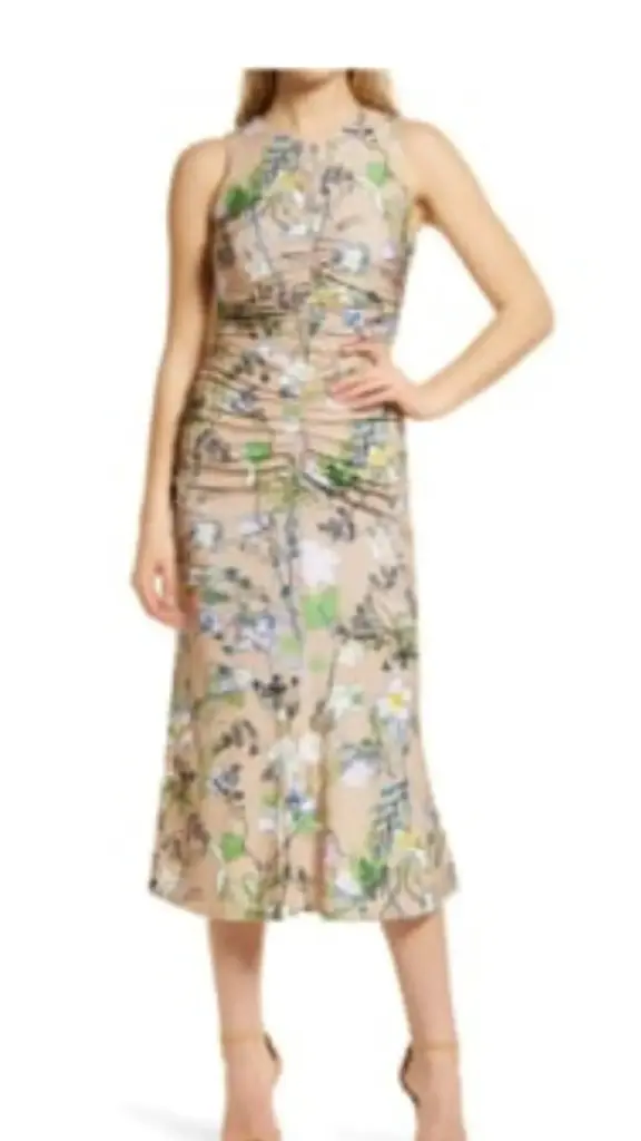 Vestido HALOGEN C Floral T XL