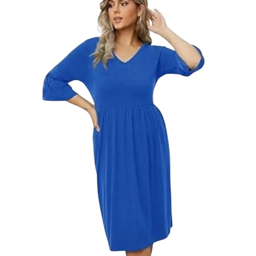 Vestido Grace Karin C Azul T M