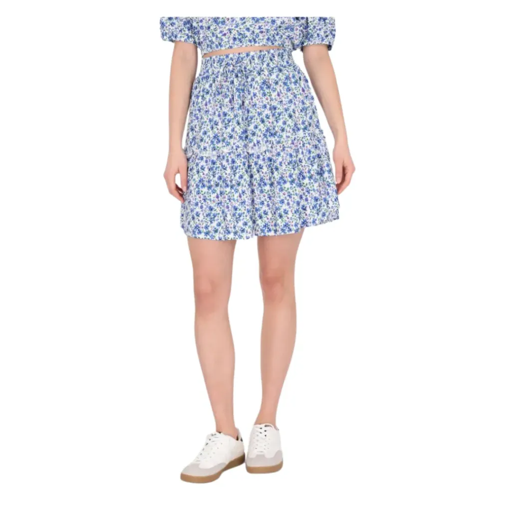 Short Rue + C Blanco-Azul T X