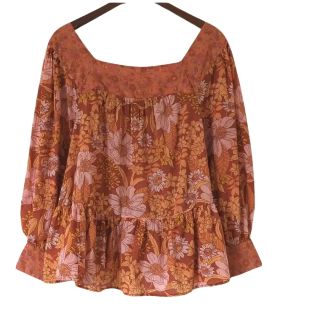 Blusa American Eagle C Naranja T L