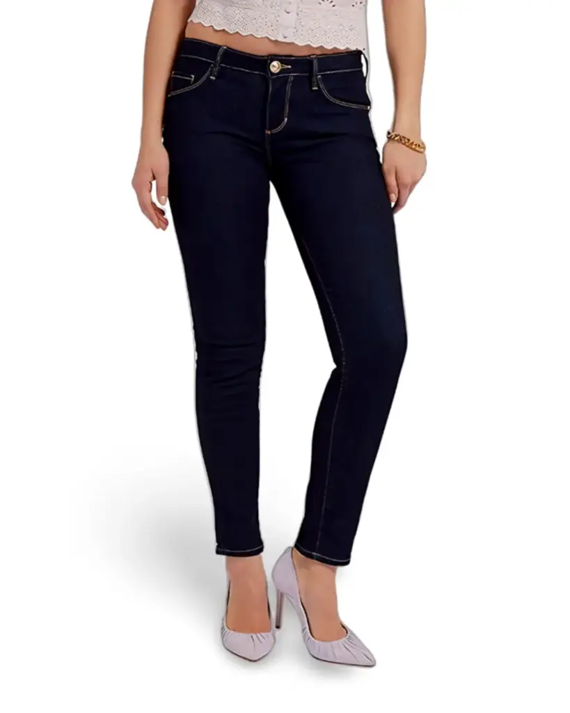 pantalon de mezclilla universal thread C Negro T 16-33R