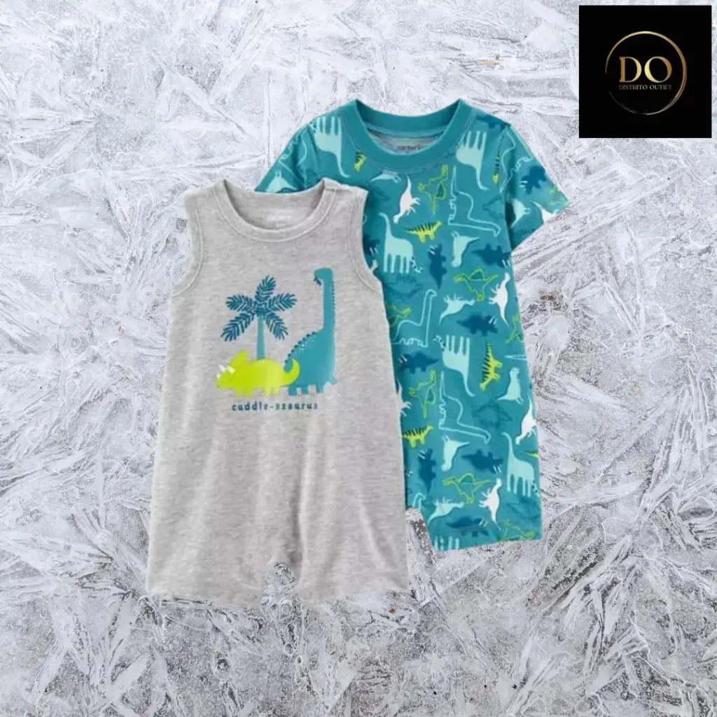 [9718] Pañalero short 2 pzas. CARTER'S C Varios colores T 9 meses