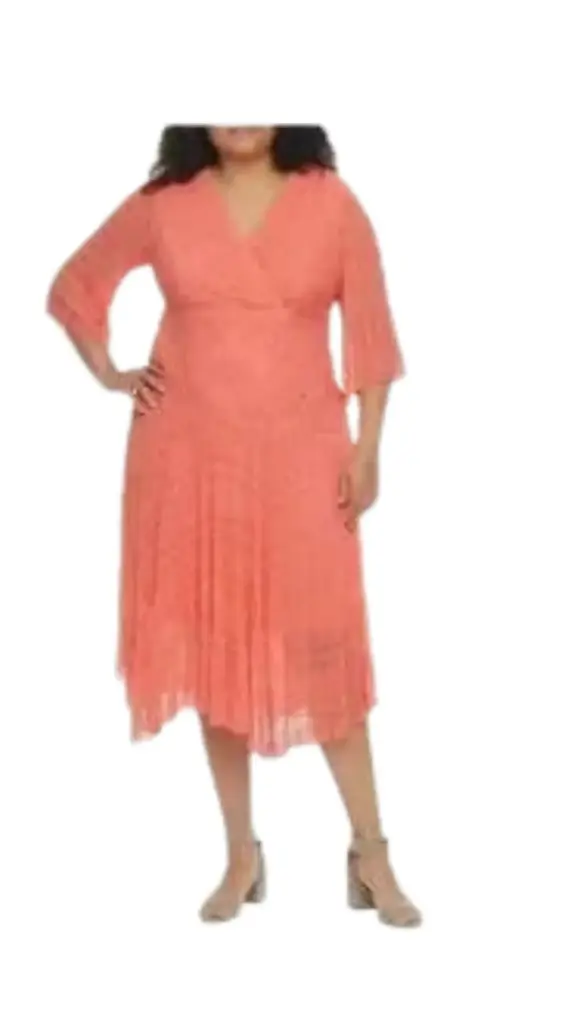 [3431] Vestido Rabit  C Salmon T 16