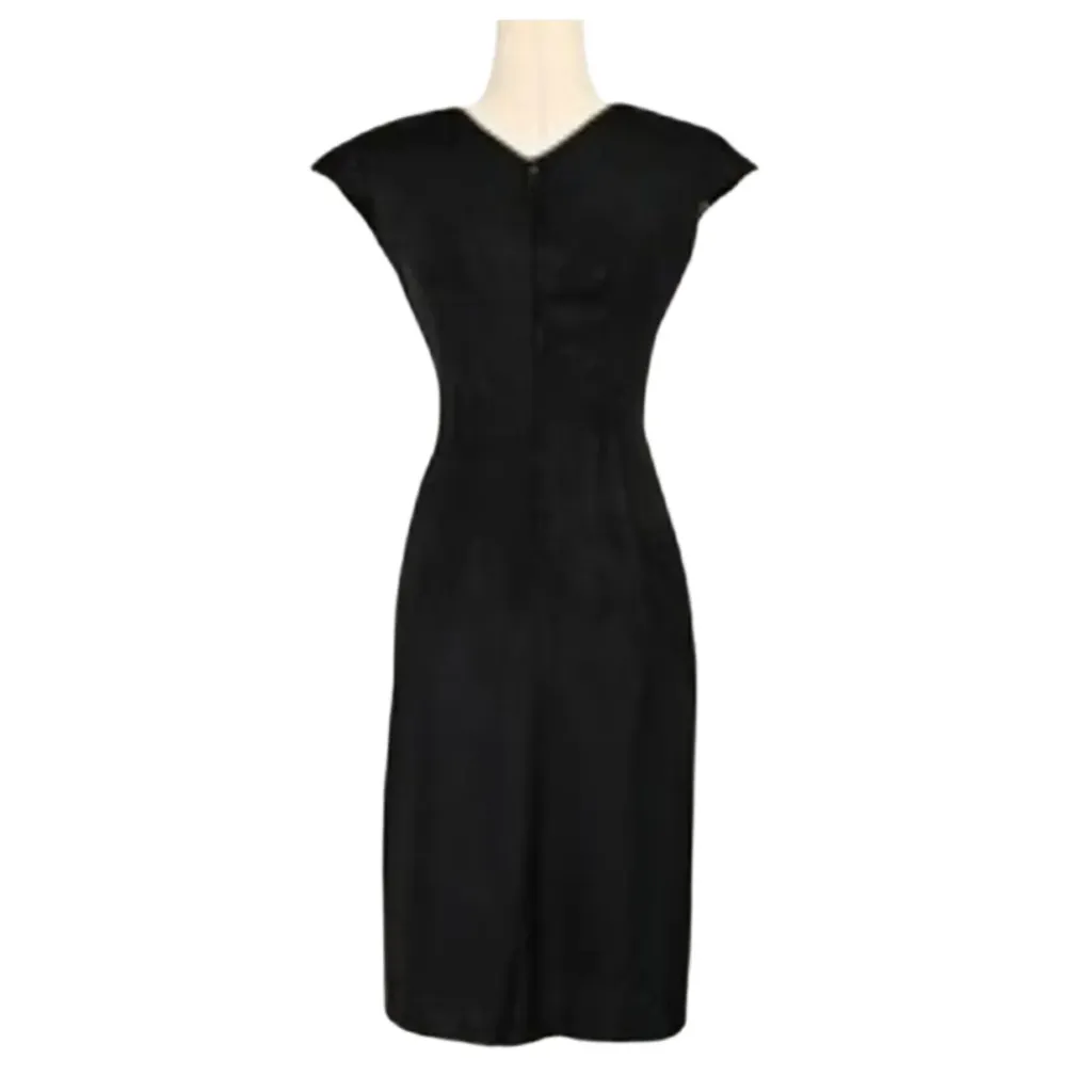 Vestido Manga Larga C Negro T XXL