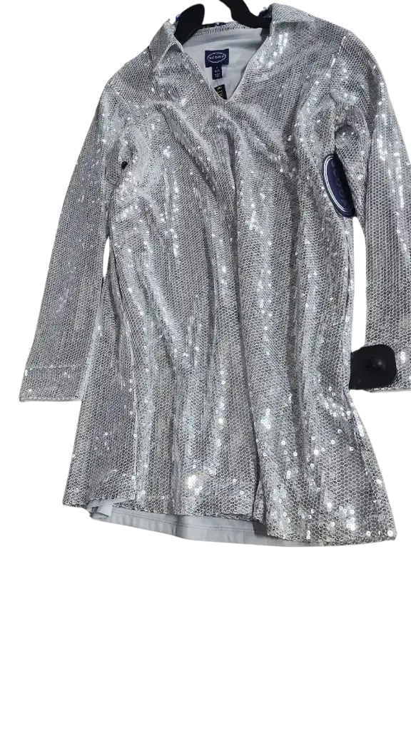 Vestido Scoop C Plata T M