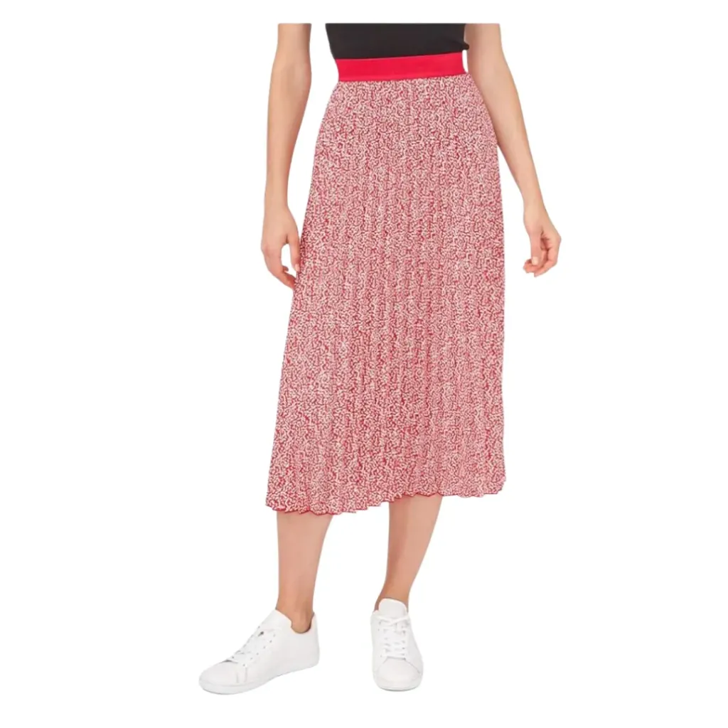 [2835] Falda Vince Camuto C Rojo T M