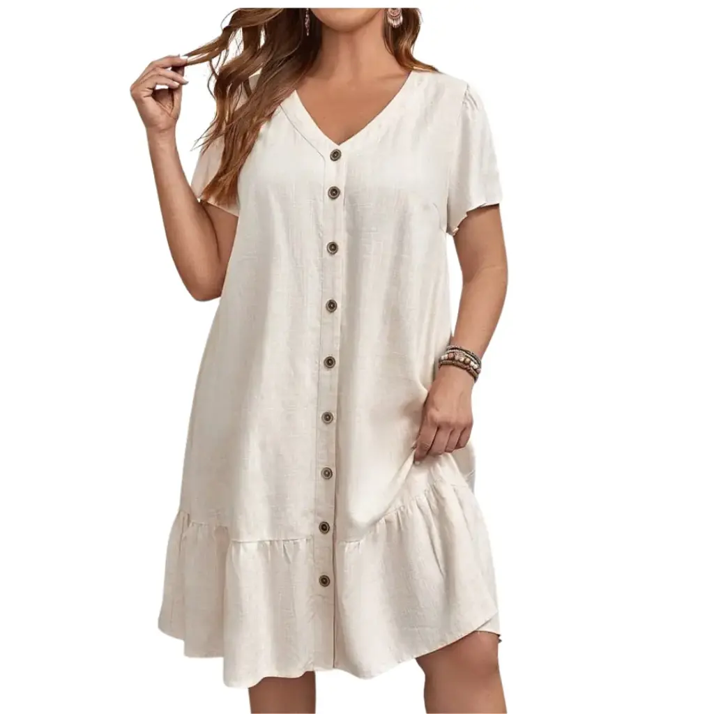 Vestido EMERY ROSE C beige T 5XL