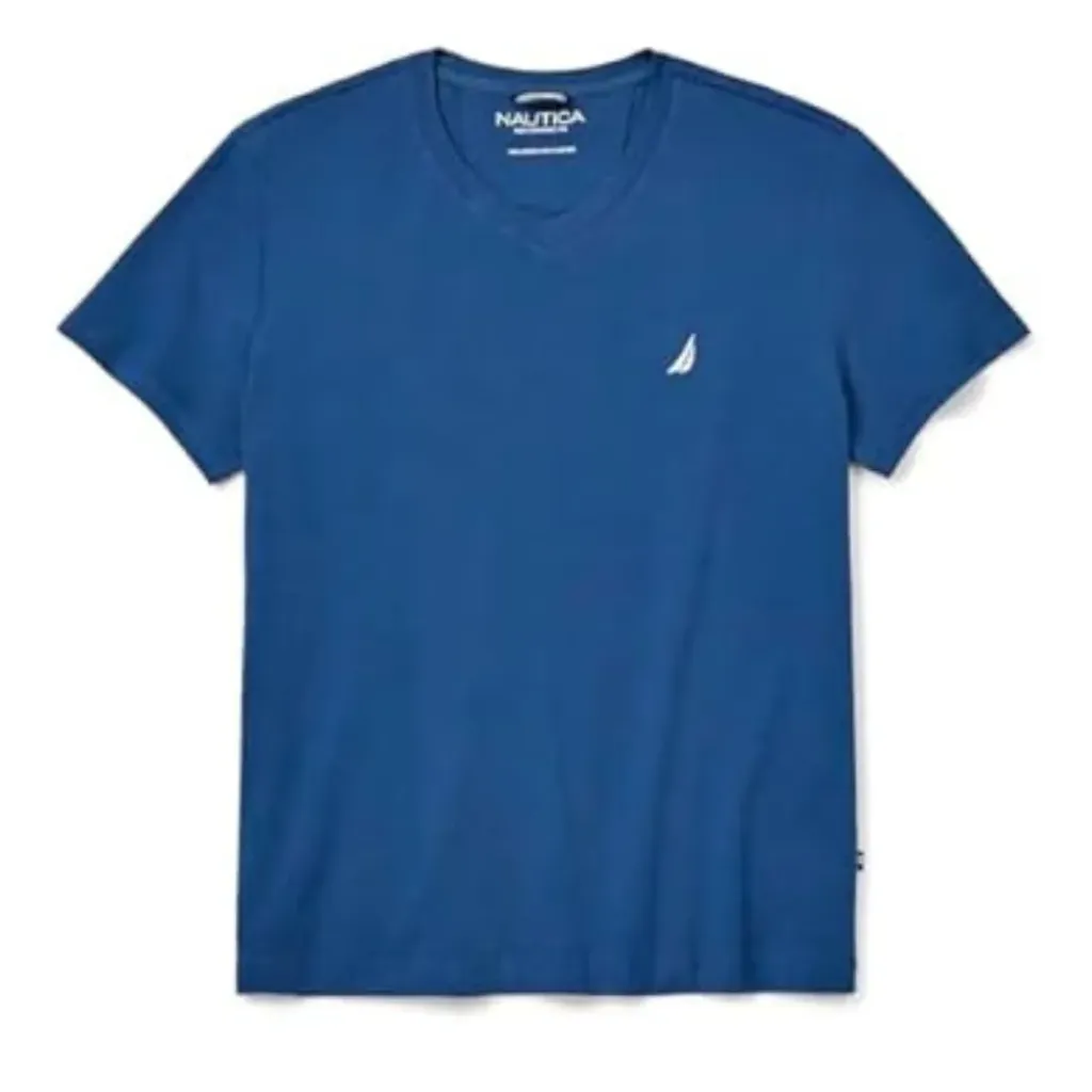 Playera  NAUTICA C Azul rey T 14