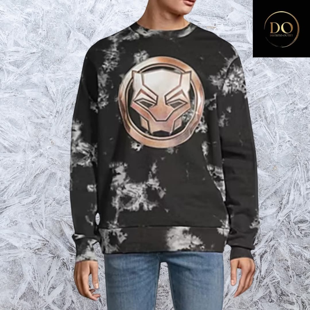 Sudadera Marvel C Negro T L