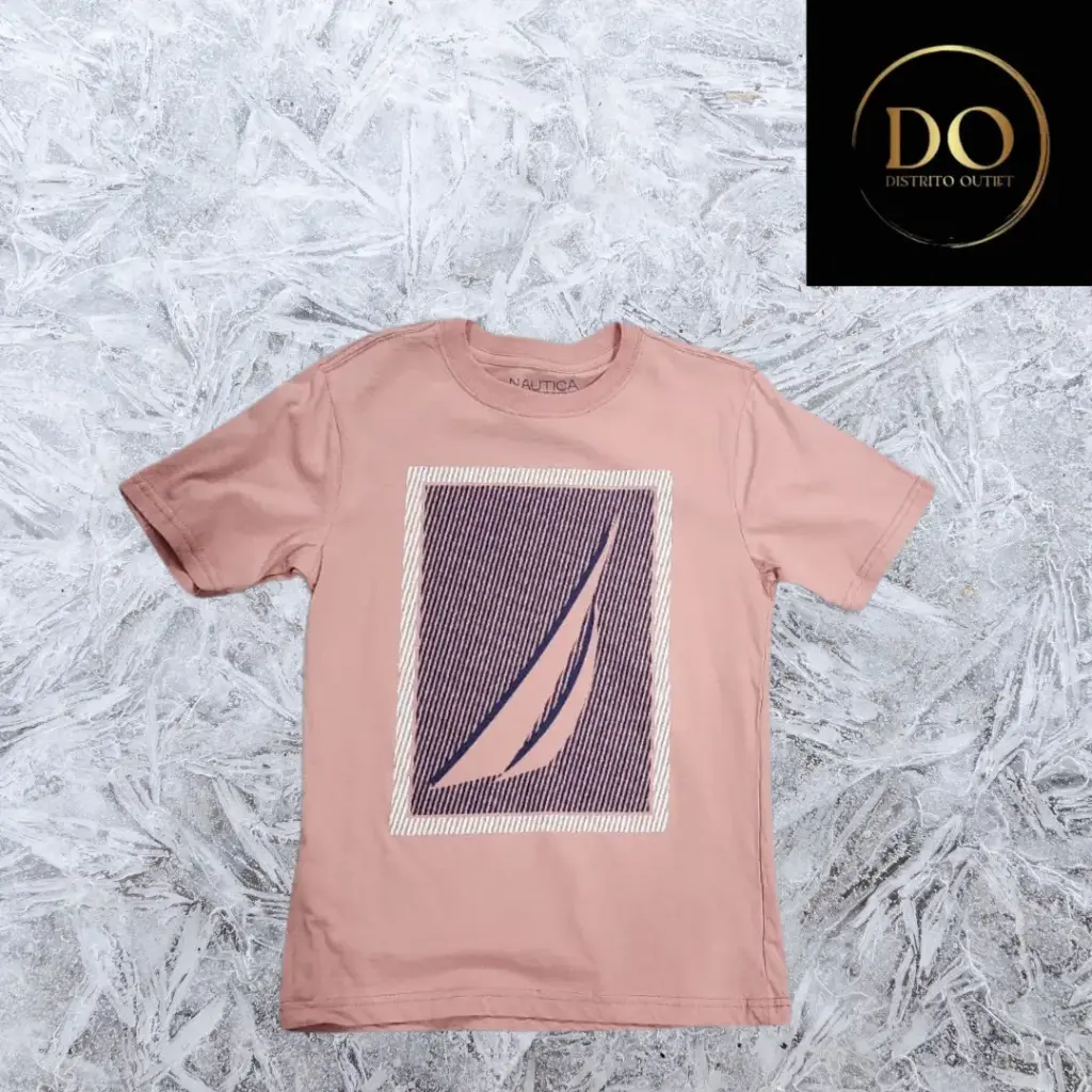 Playera  NAUTICA C Palo de rosa T 10
