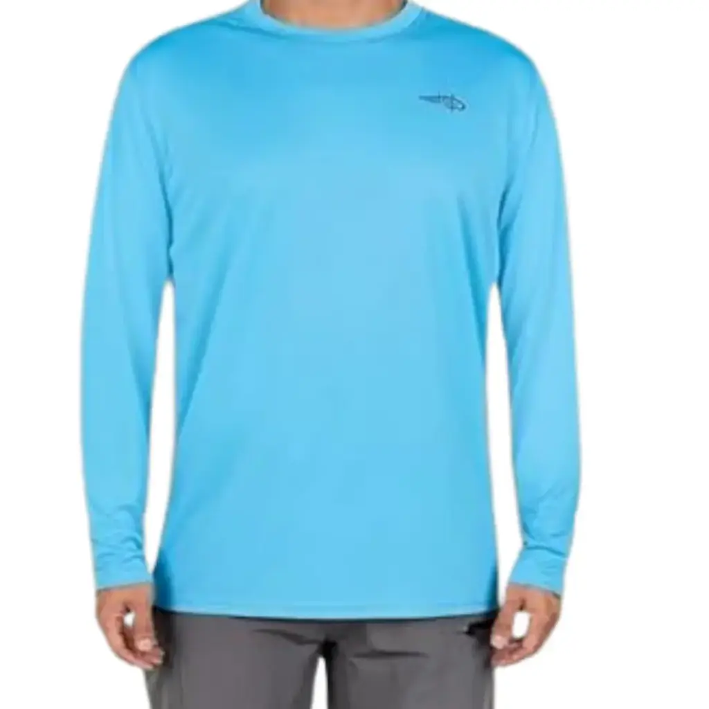 Playera manga larga  REEL LIFE C Azul T XXL