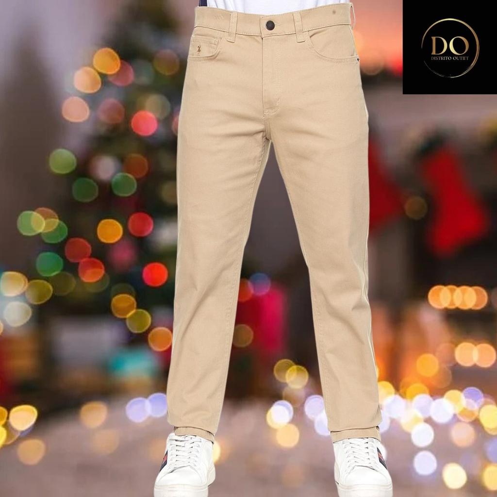 Pantalon U.S. POLO ASSN. C Café T 8