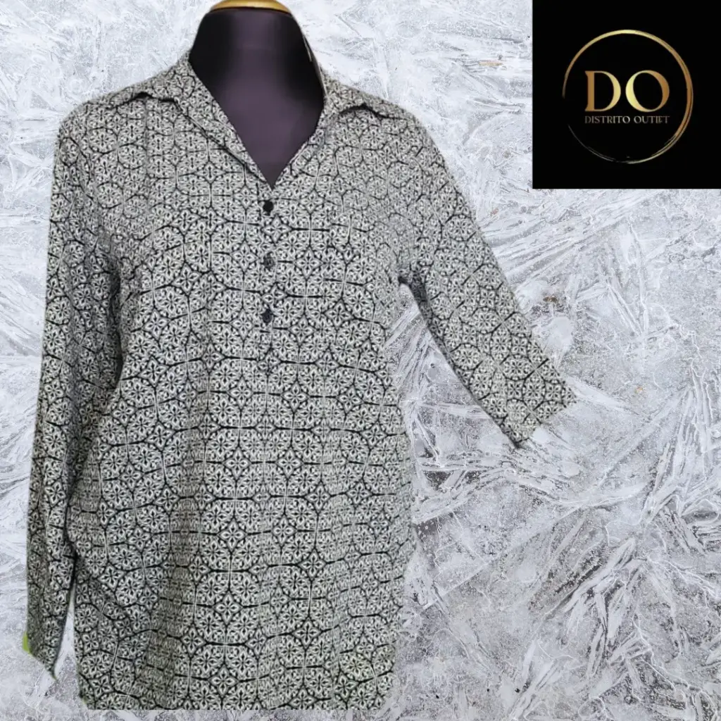 Blusa  PLEIONE C Negro - Crema T M