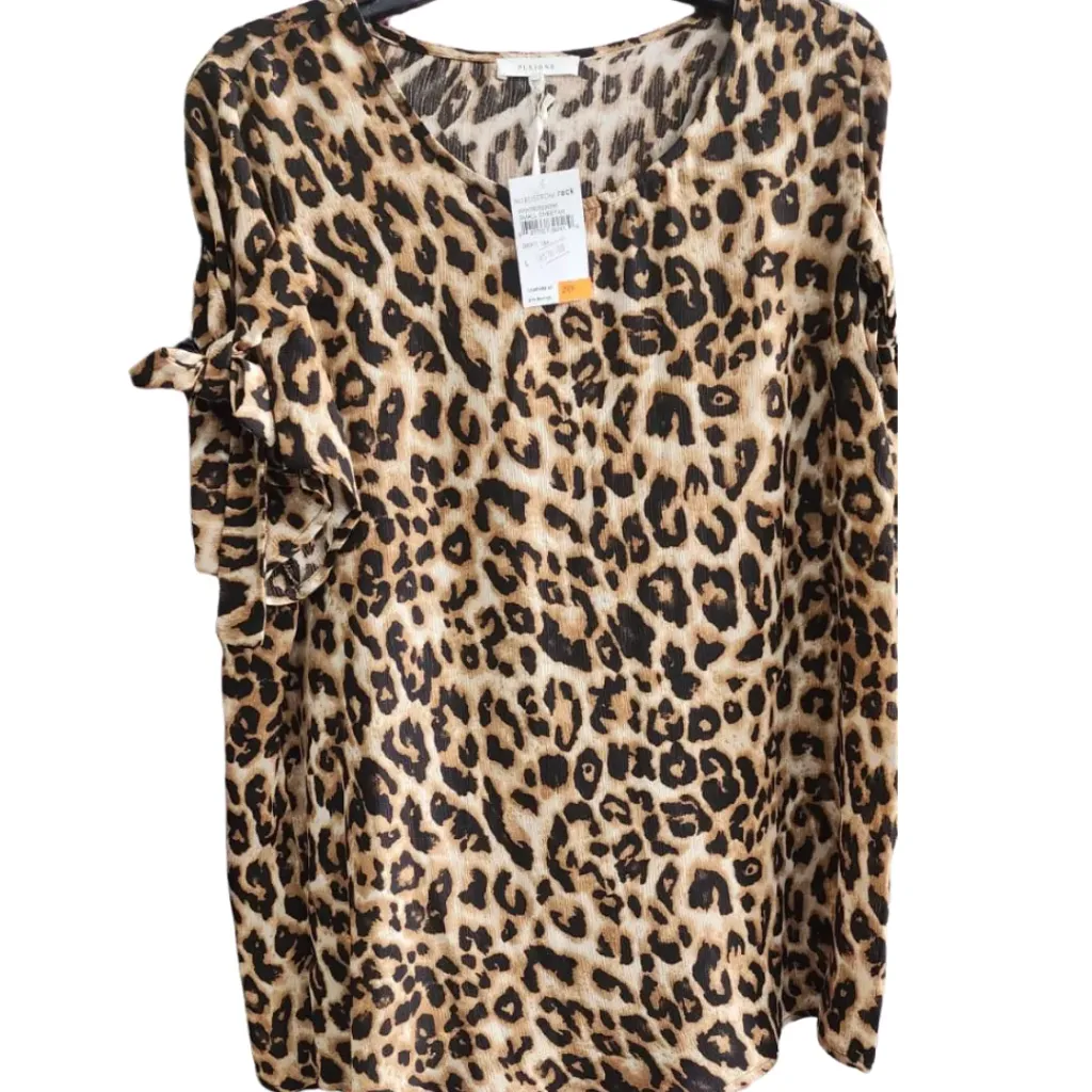 Blusa Pleione C Leopardo T L