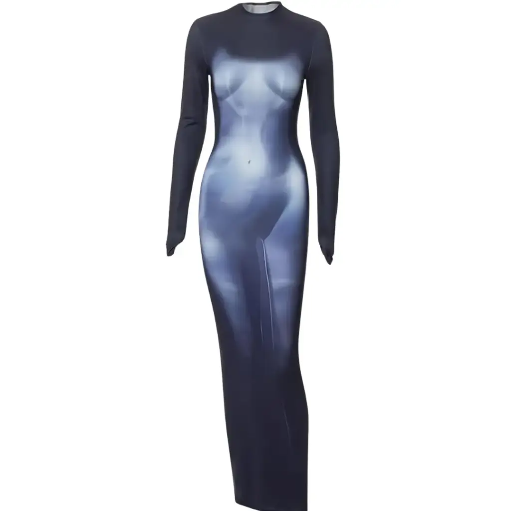 Conjunta Licra y Blusa SHEIN C Azul marino T XS