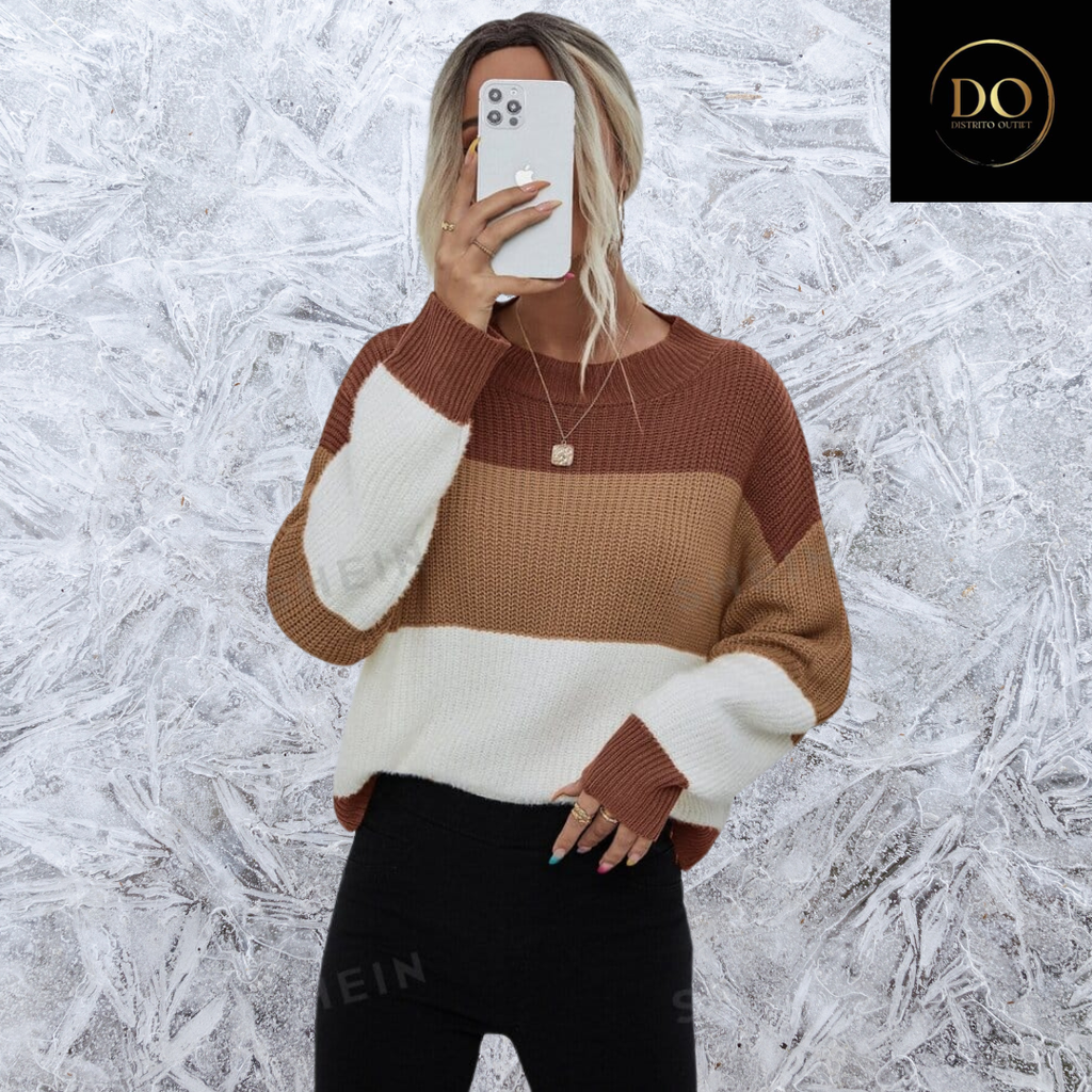 Sueter  C Marrón T unitalla