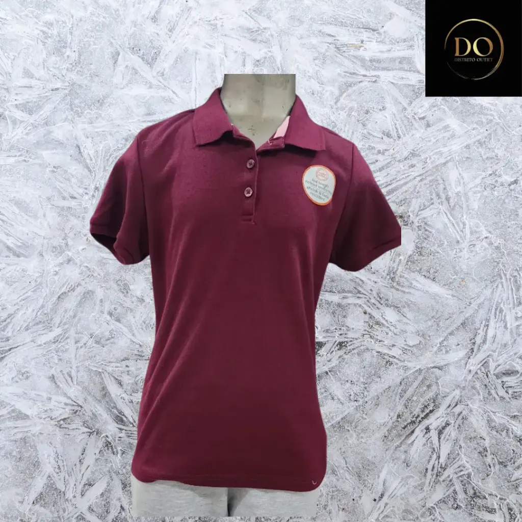 [9174] Playera tipo polo WONDER NATION C Guinda T 7
