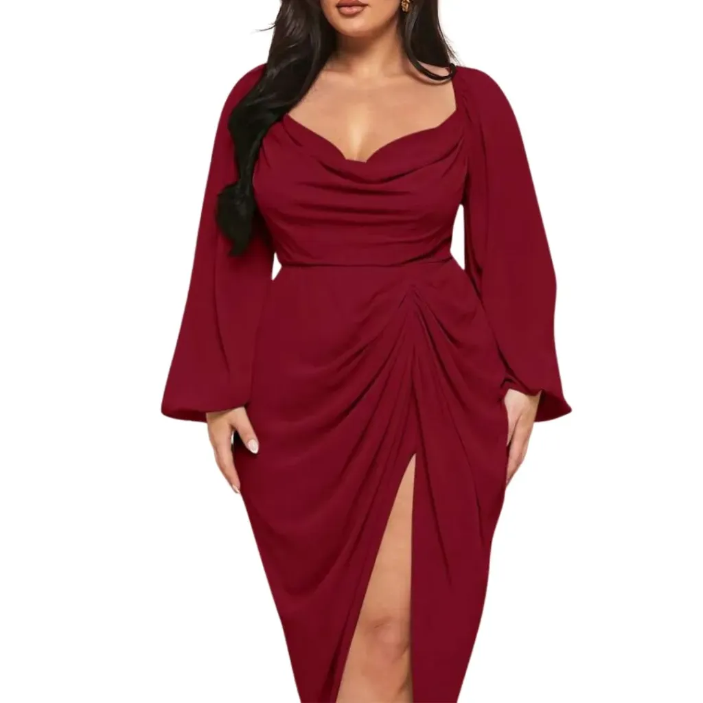 Vestido Jasambac C Vino T XL