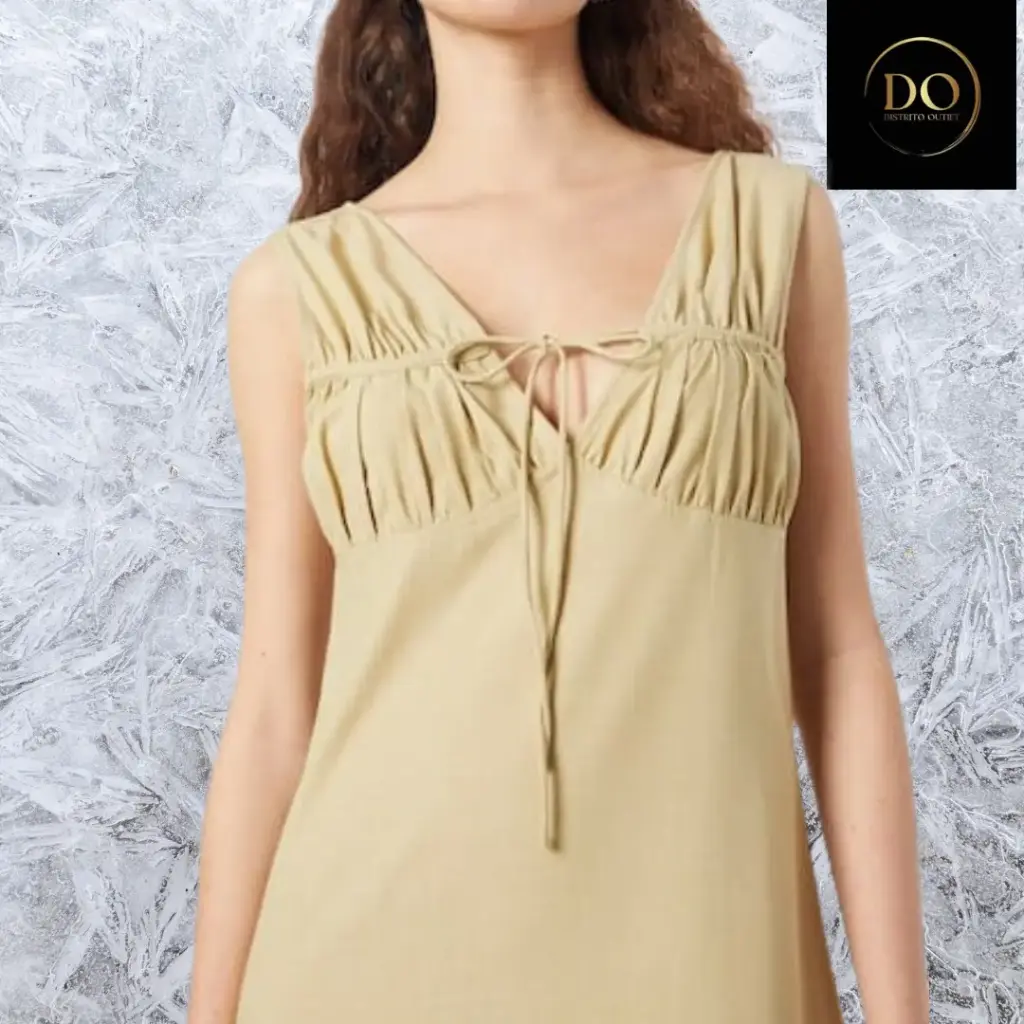 Vestido Vero Moda C Beige T M